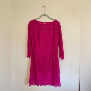 Lilly Pulitzer Fuchsia Lace Dress